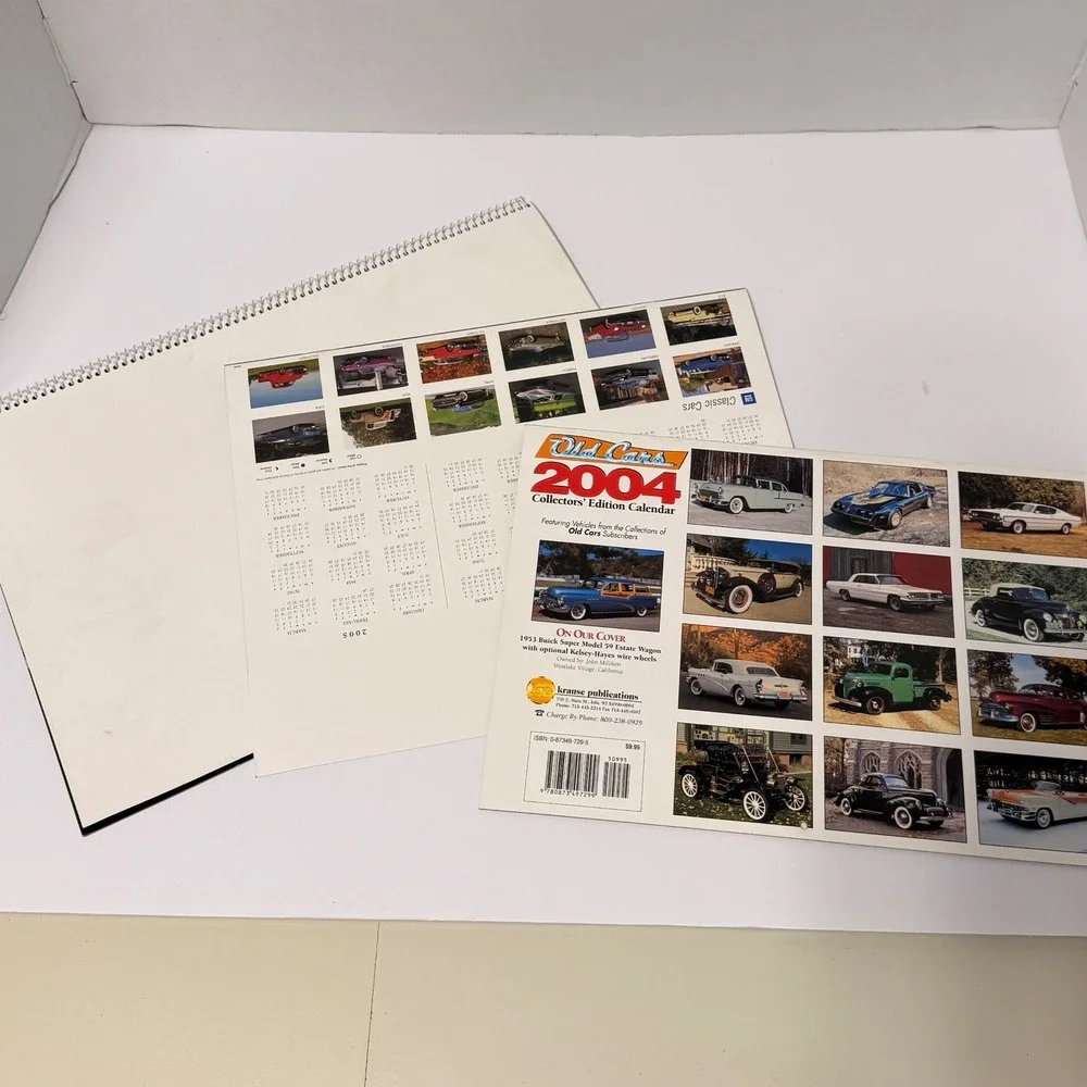 Vintage 2003 2004 Classic Car Calendar Lot GM DuPont Old Cars Hot Rods 3pc